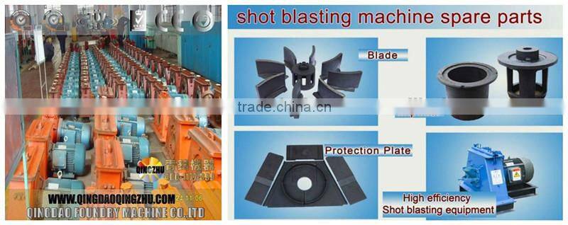 Steel Plate Shot-blasting Machine / Steel Plate Automatic Blast Machine For Surface