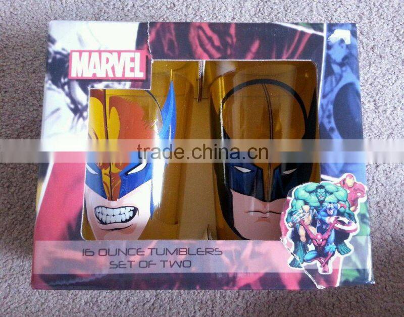 competitive price 16 oz kraft box pint glasses