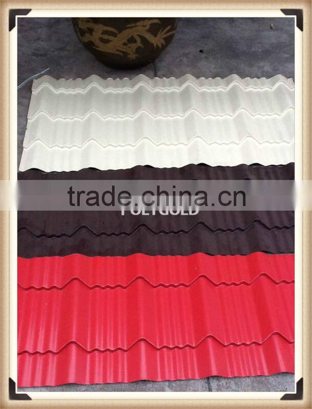 colorful corrugated steel roofing sheets/construction material