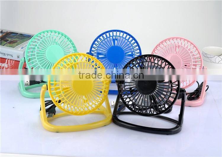 Colorful Plastic Mini USB tabletop fan cooler with CE & RoHs Cetification
