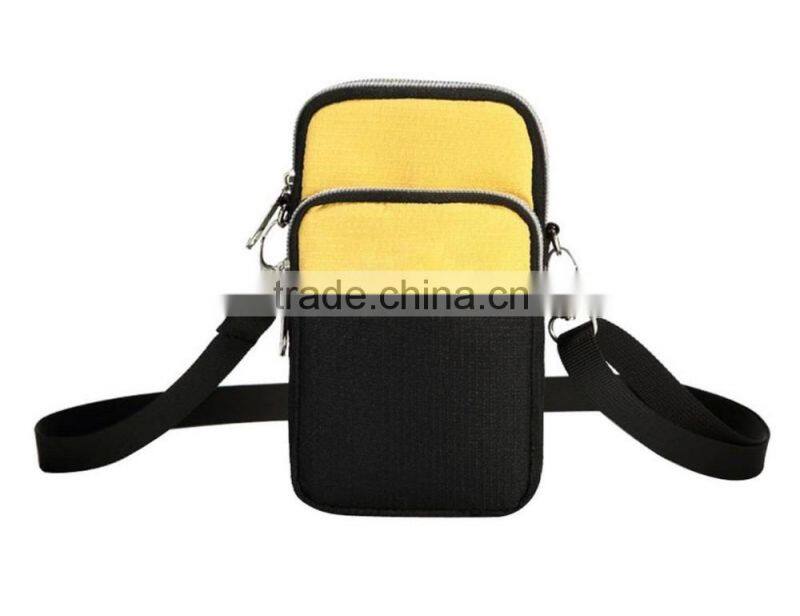 Multipurpose Canvas Crossbody Wrist Shoulder Bag Pocket Cell Phone
