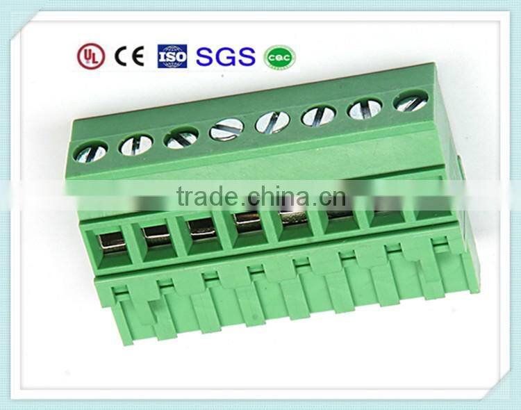 5.08mm Pitch Plug-in Terminal Block 300V 15A PCB UL Approved Connector XS2ESDV with UL, CE, ISO, SGS, CQC Approved