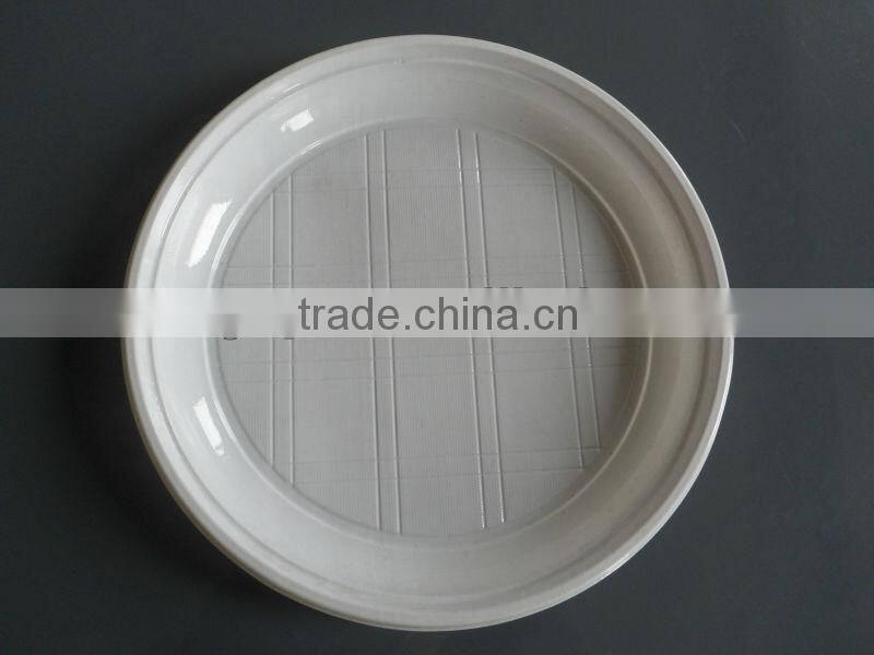 Round PS Plastic Plate 9 inch For Food