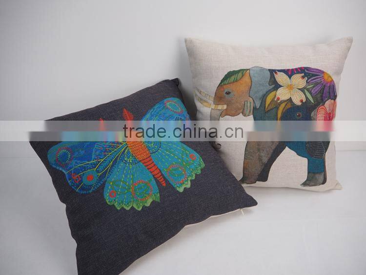 Perfect animal Throw Pillow ,Better Homes and car Decorative Pillow, Colorful printing cushion