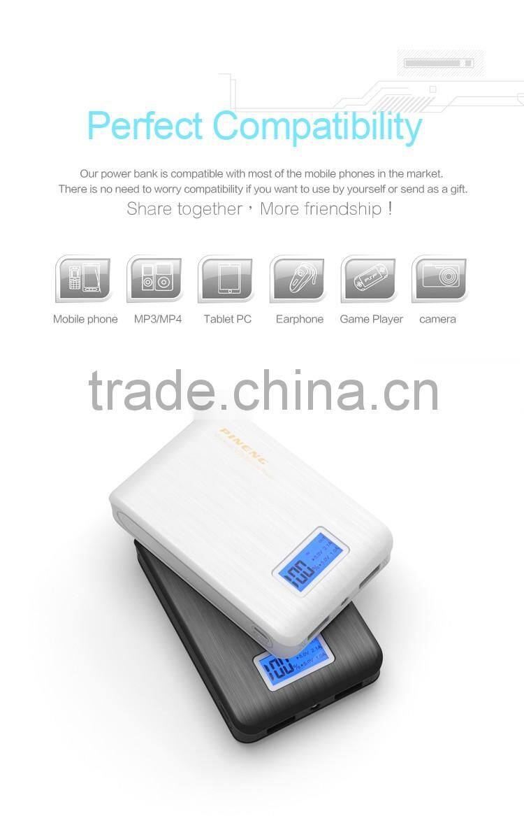PN928 pineng power bank 10000mah LCD cheapest