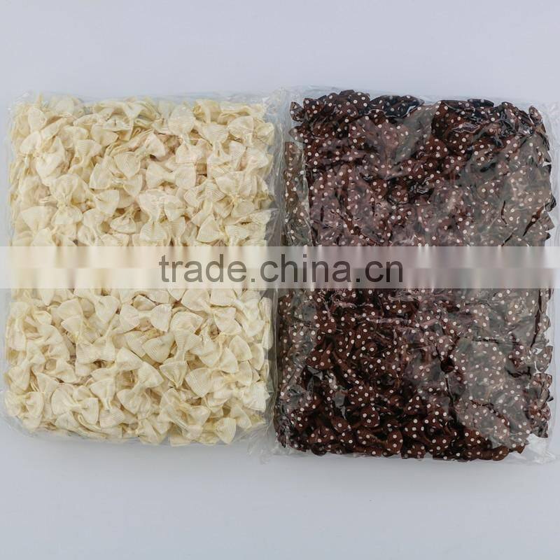 Wholesale fancy handmade gift bows package bows polka dots grosgrain ribbon bow