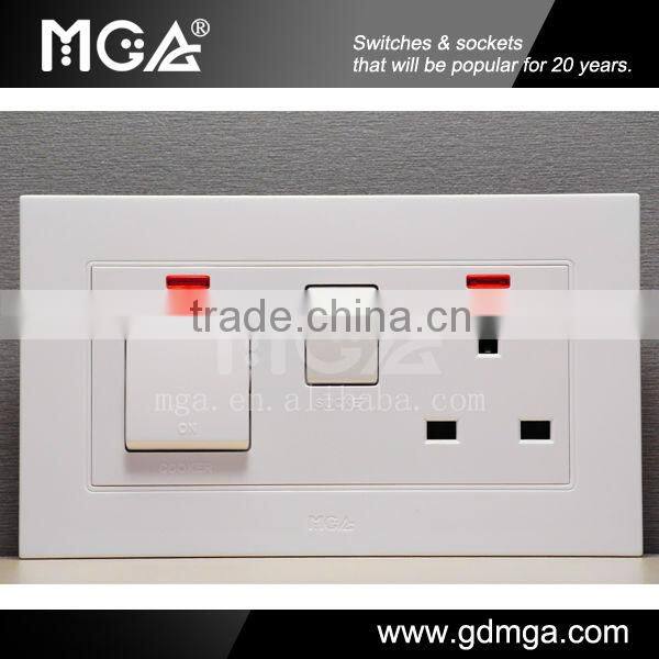 kitchen socket / switched socket / wall socket and switches