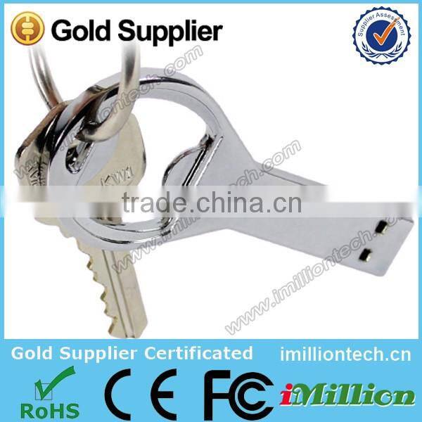 Accept logo print novelty bottle opener custom usb flash drive