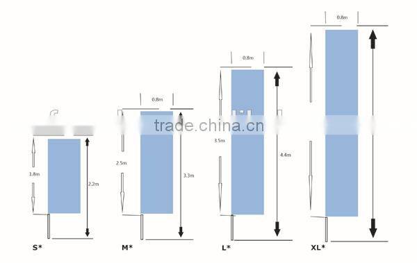 Outdoor Wind Resistant Strong Giant Aluminium Flag Pole