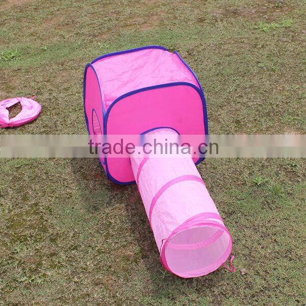 Two-piece pet tent,tunnel mixed pet tent