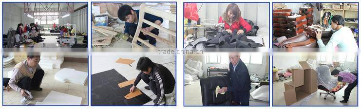 Comfortable Metal Base Swivel Office Chair Leather Office Chair (HX-986B)