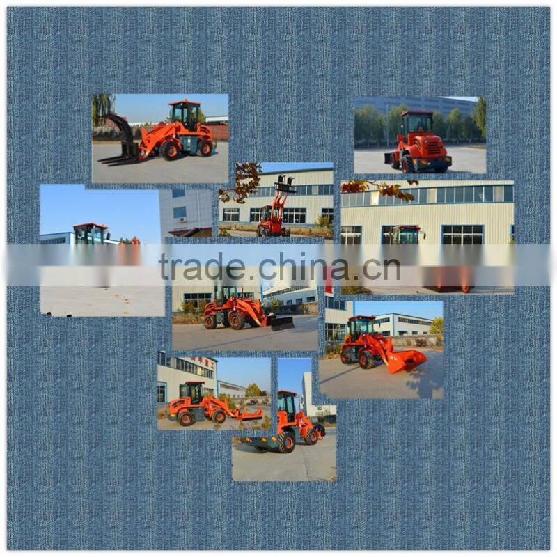 small agricultural machinery ZL18 1.8 tons wheel loader made in China
