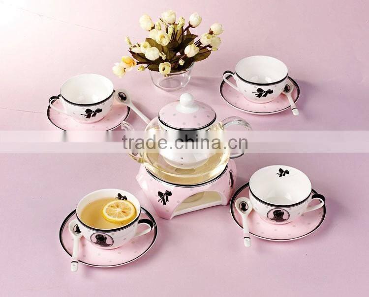 Good Quality Creative Customized Fancy Bone China Ceramics Tea Set