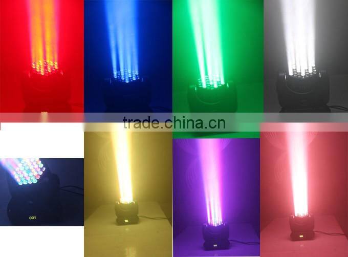36*3W RGBW LED beam moving head light