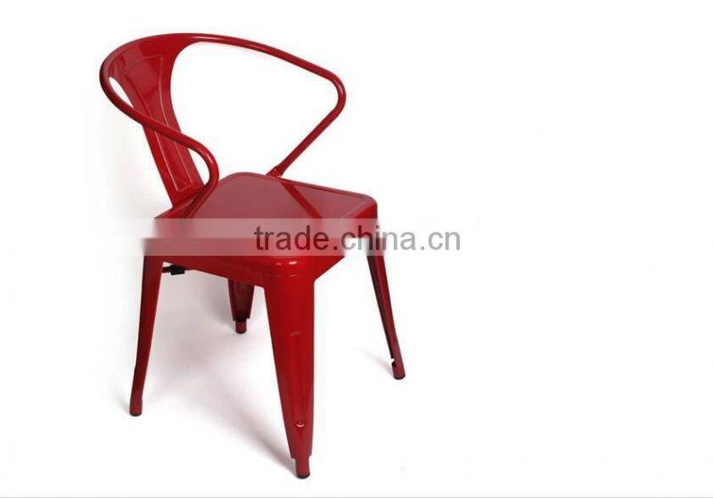 Dining Room Stackable Metal Chair