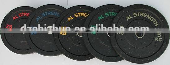 High Quality Gym Weight Plate Importer Black Rubber Weight Plate HC-02