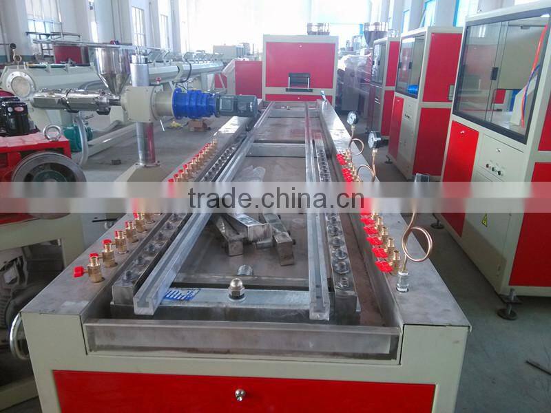 plastic artificial marble decking profile machine