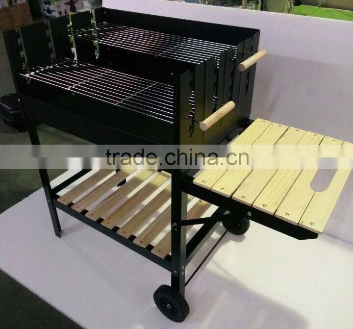 bbq grill heigth adjustable