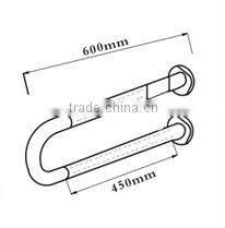 nylon & stainless steel barrier-free bathroom grab bar