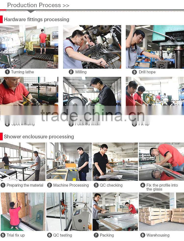 whole mobile 8mm glass shower room