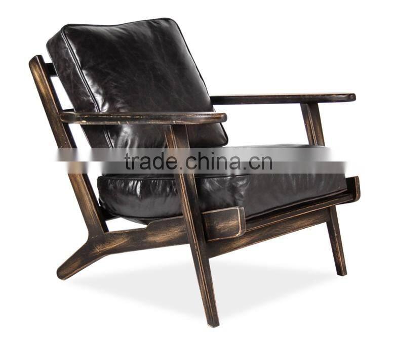 chaise chair wooden frame chair