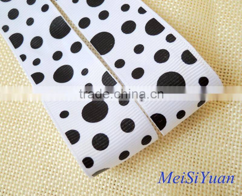Exquisite Dots Custom Printed Grosgrain Ribbon
