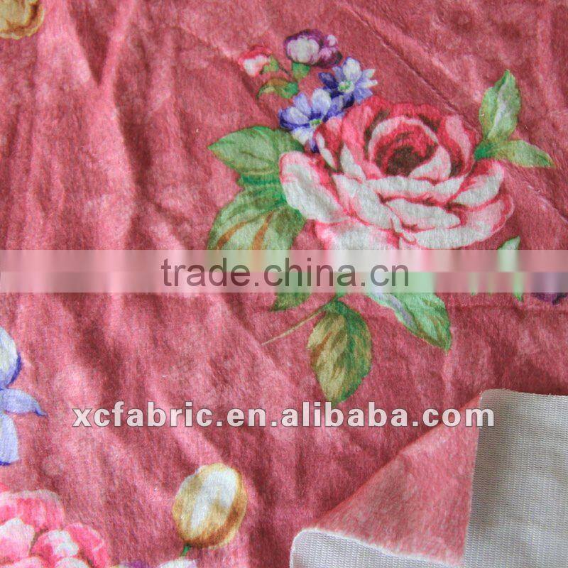 100% polyester velboa fabric/super soft fabric for textiles