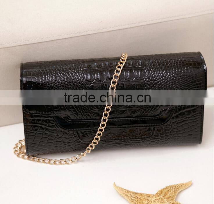 new lady leather handbag fashion makeup bag