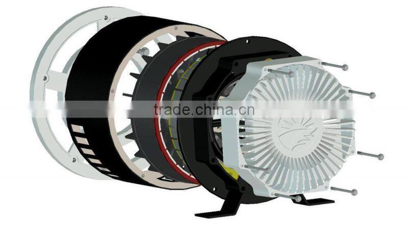 10KW variable speed 1500-2500 rpm marine generator