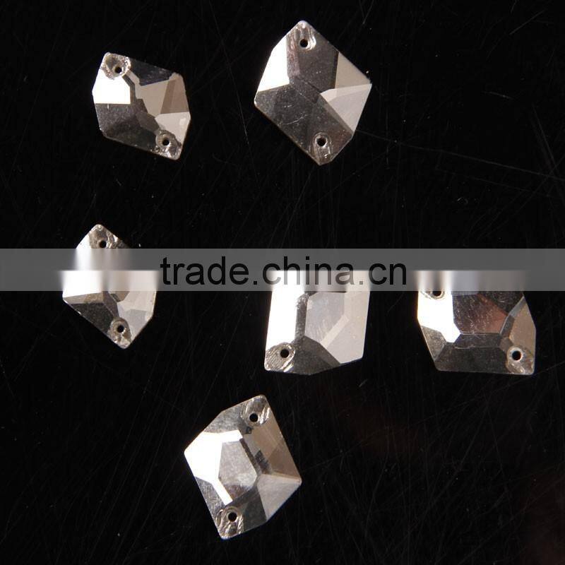 Alien shaped raw crystal stones rhinestones for shoes