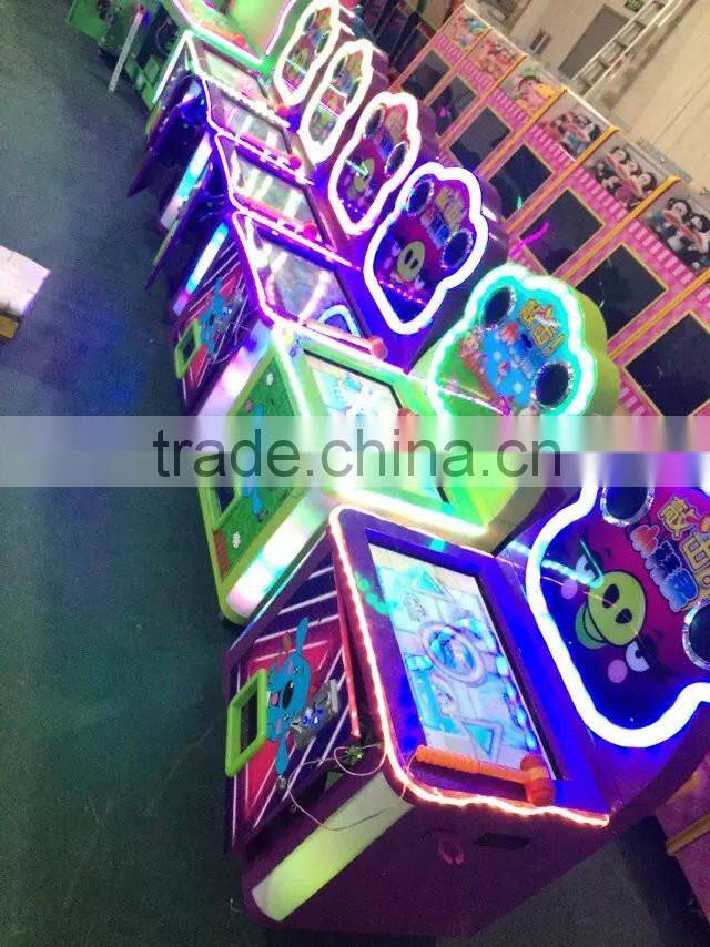 kids amusement park arcade game machine hit the frog coin operated game machine frog prince hammer hit game machine