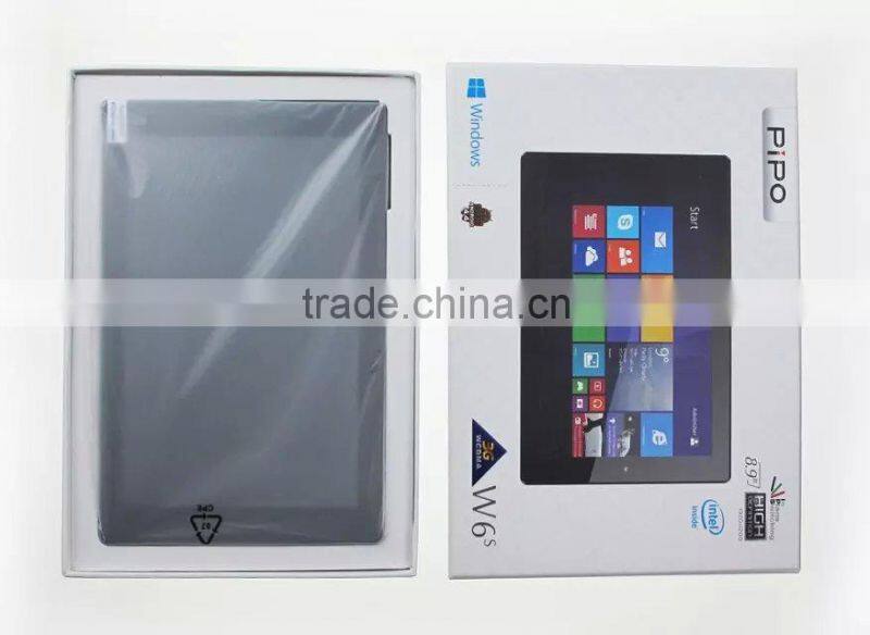 PiPo W6 W6S 3G Intel Bay Trail-T 3735F Quad Core Tablet PC 8.9inch 1920X1200 Pixels 2GB/32GB Win8.1 GPS