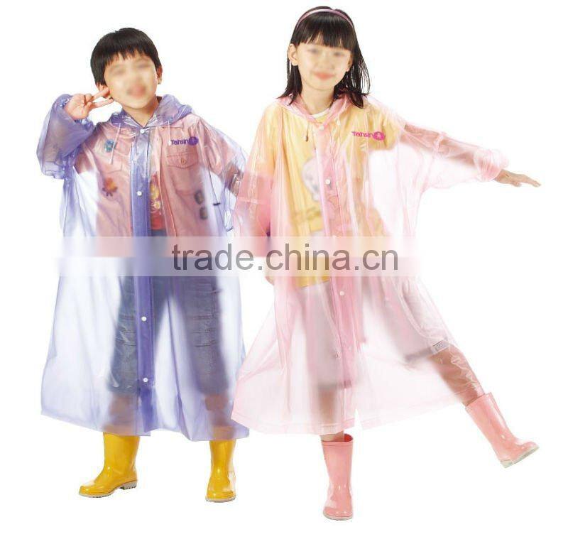 clear disposable raincoats for kids