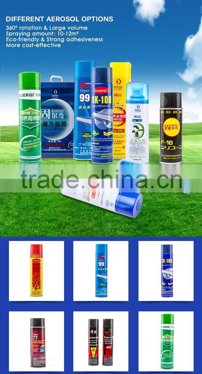 Odorless Waterproof Contact Sponge Glue Spray Adhesive