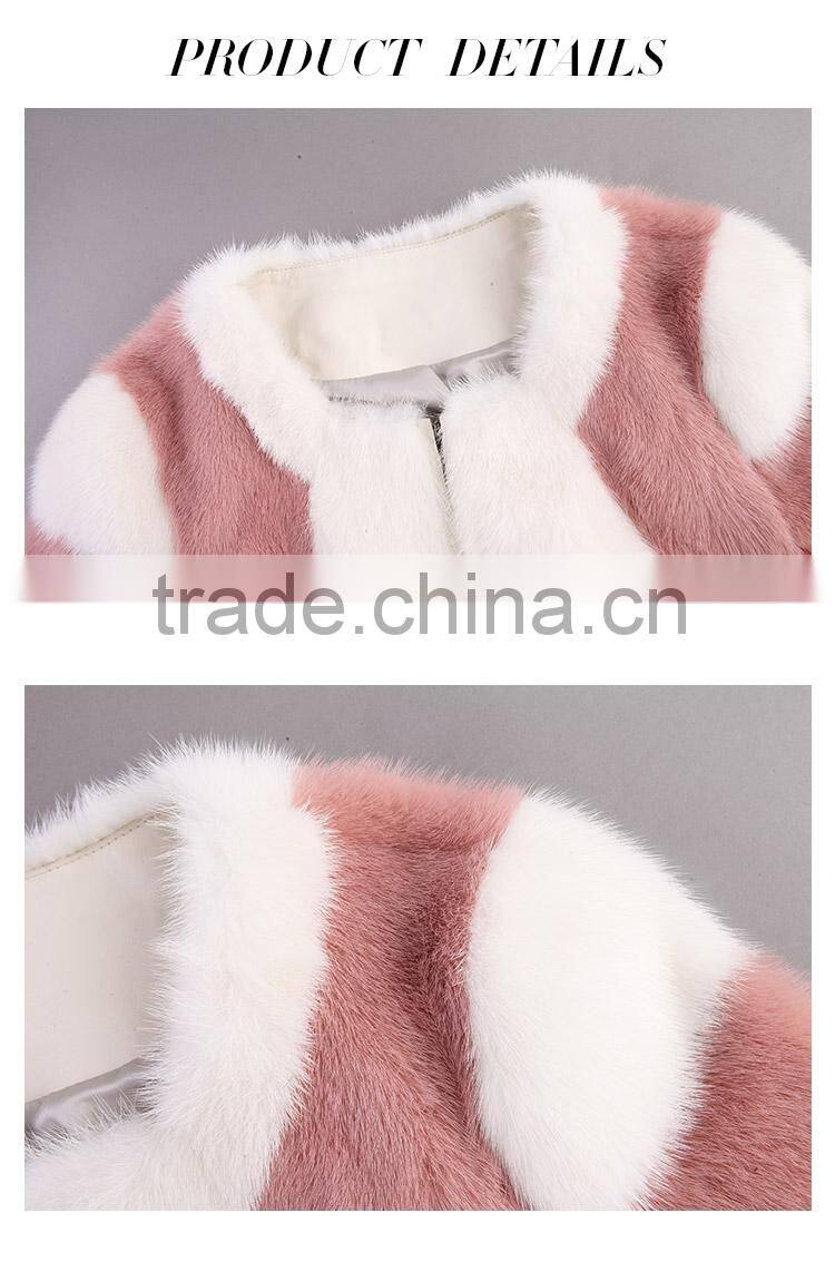 wholesale Factory manufacture classic mink fur jackets for womem