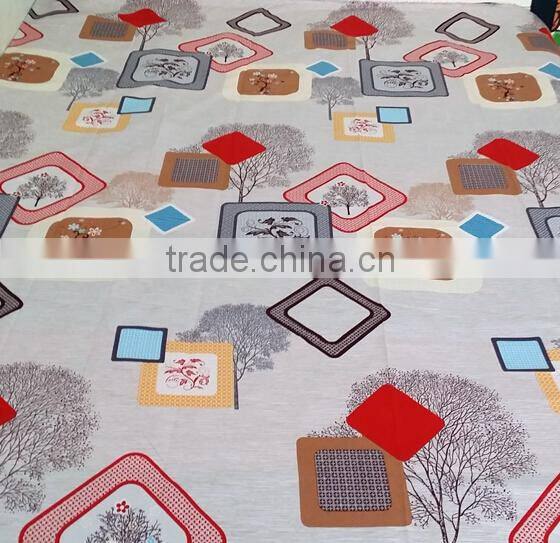 Plain printed tc fabric high width used for bed sheet