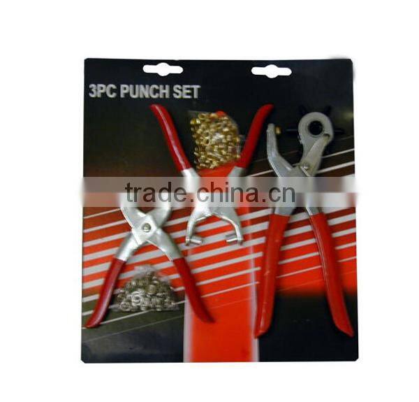 leather hole punch plier punch plier set 3 in1 eyelet plier
