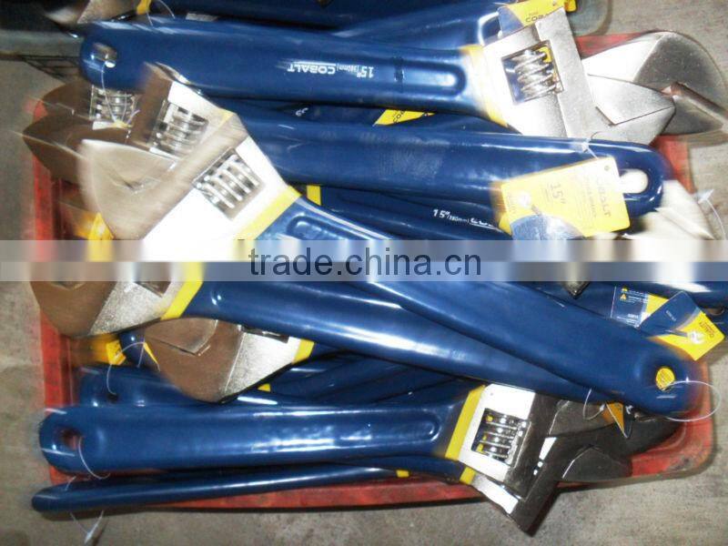 cast iron adjustable pipe monkey wrench for Middle East