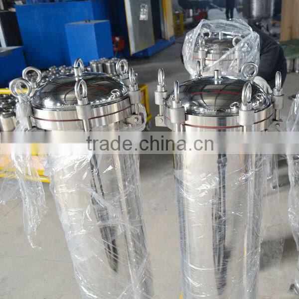 stainless steel aqua bag filter Housing Industrial water treatment plant Bag filter housing