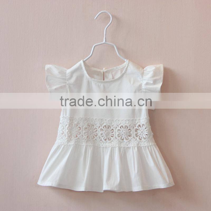 little girls pure white summer casual dress beautiful kids white lace flower girl dress little girls cotton summer dresses