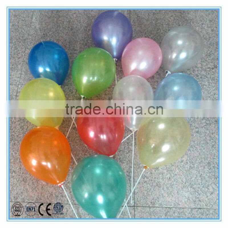 metallic color latex balloons