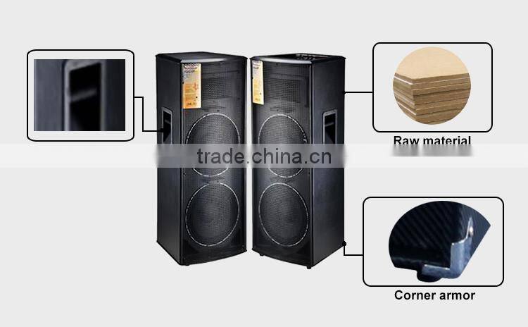 Huge Power 300W Dual Active 15Inch Professional Speakers For Big Stage