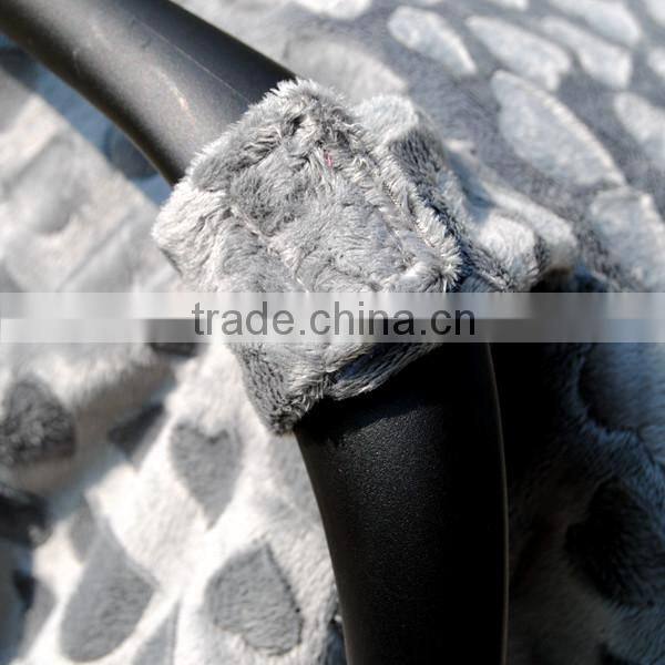Hot Selling Luxurious Outdoor Minky Comfort Infant Baby Best Car Seat Cover