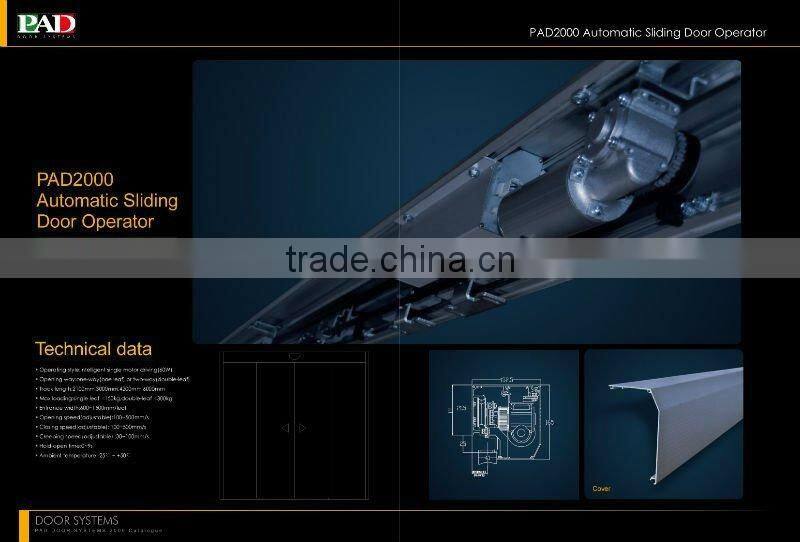 Factory price elegant aluminium profile sliding door for supermarket