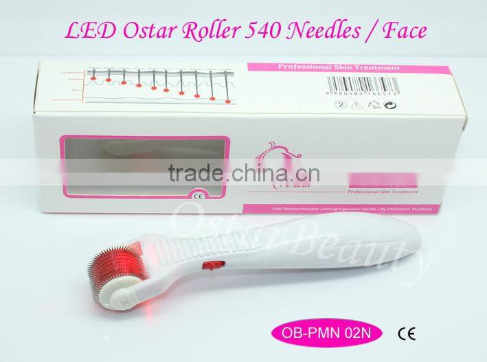 led light derma skin roller acne removal, skin whiten,grow hair PMN 02N