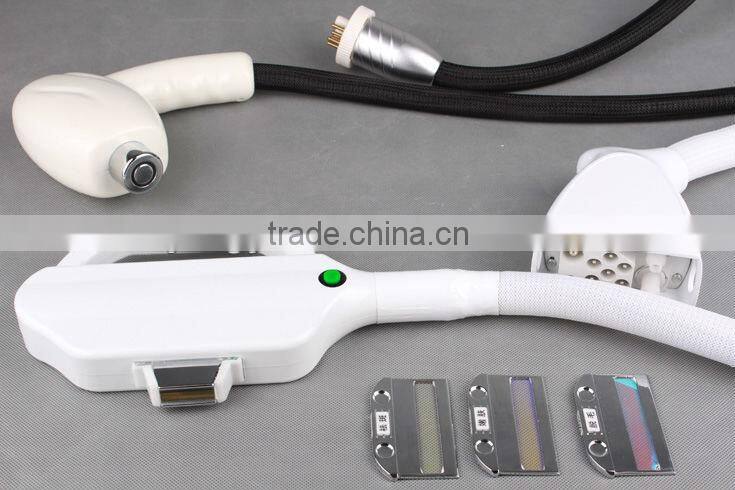 2013 Multifunction Two screen Elight RF Yag laser 3 in elight hair removal machine