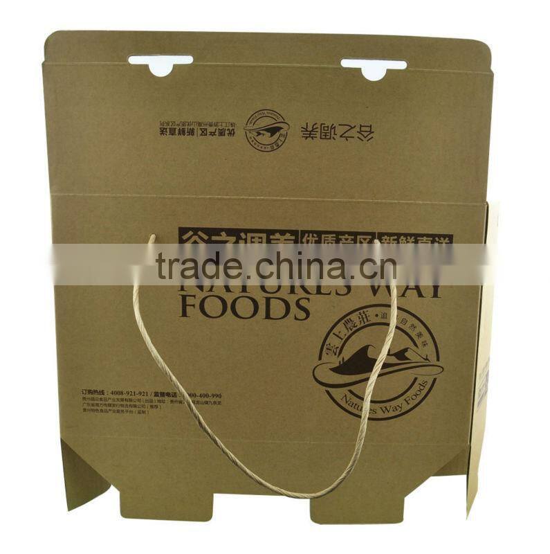 Natures way foods kraft paper printing box