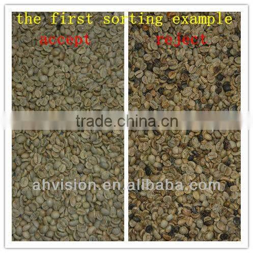 coffee color sorter machine, CE & ISO approved CCD color sorter