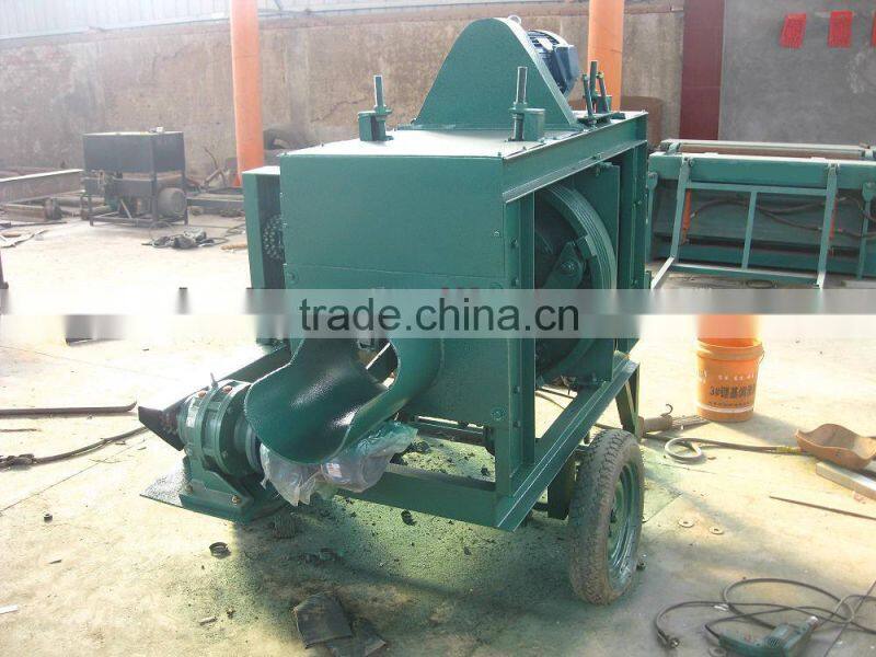 Ring type mobile wood debarker and wood debarker machine