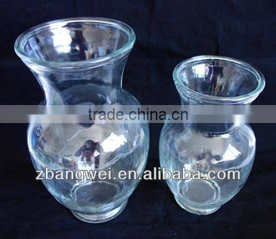 3000,1600ml new design fashion clear glass vase